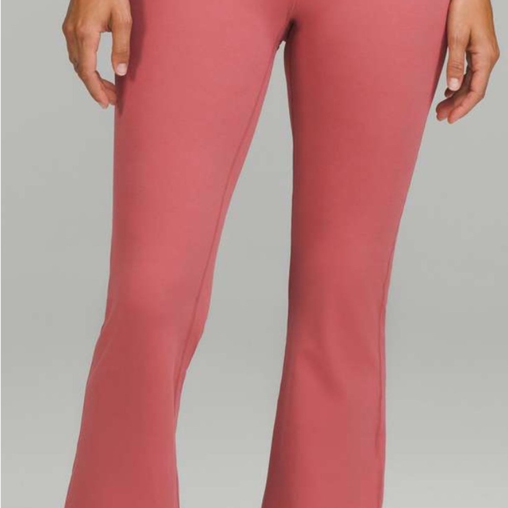 Lululemon Athletica Pink Boot Cut Flare Pants